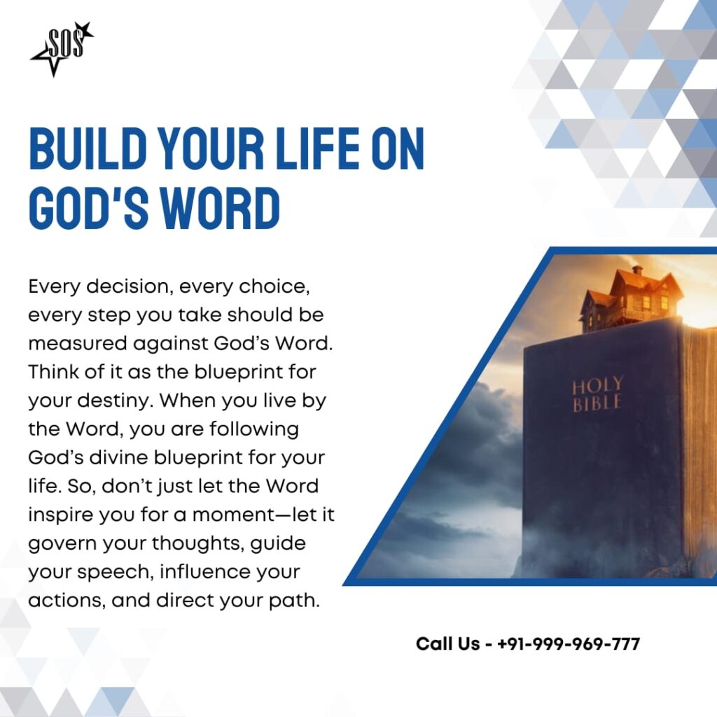 Build your life on God's Word – Christian teaching on living by Scripture