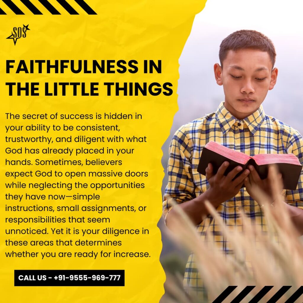 Faithfulness in the Little Things – Luke 16:10 Christian devotional
