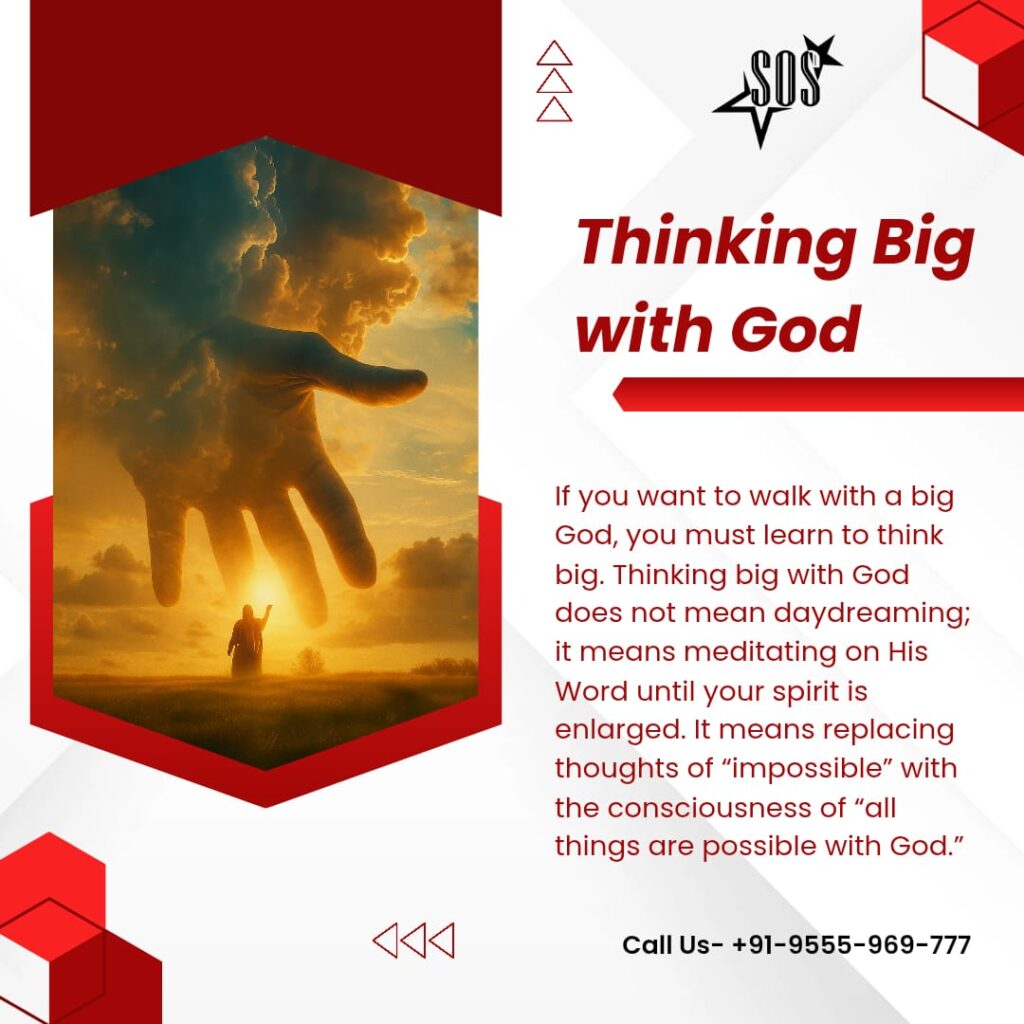 Thinking Big with God devotional image Ephesians 3:20
