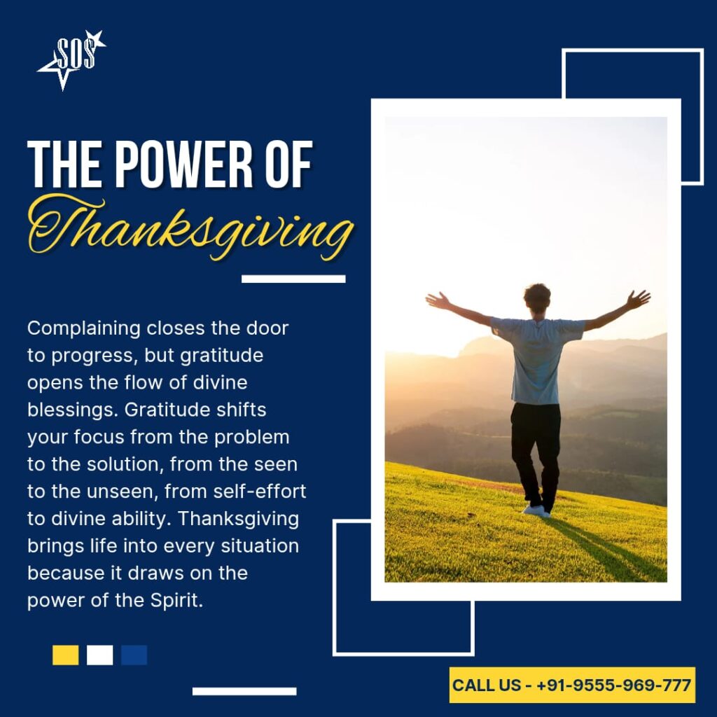 Man rejoicing with open arms in morning sunlight symbolizing thanksgiving to God.