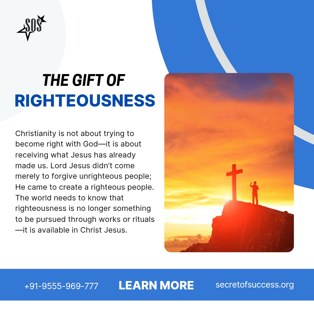 The gift of righteousness - Secret Of Success | AOZ Pas Zion & Pas Praise