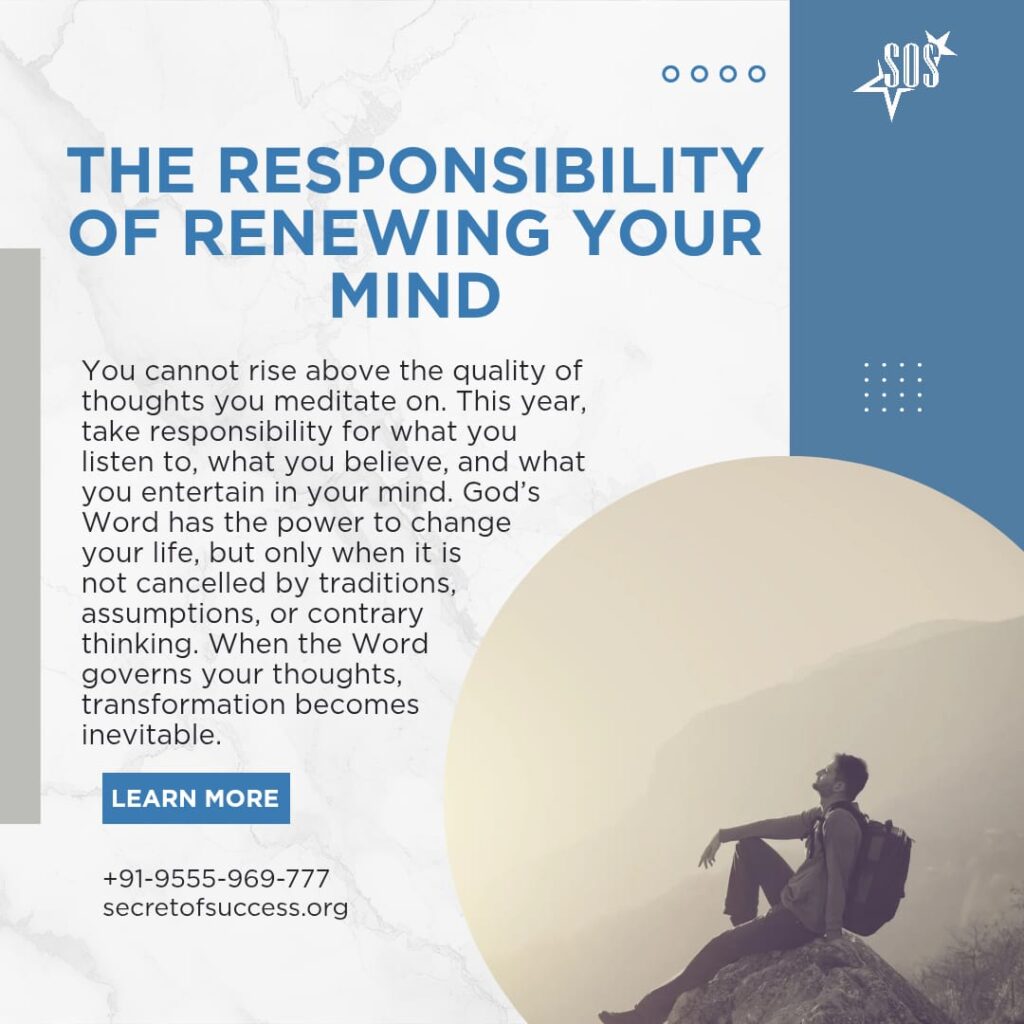renewing the mind Romans 12:2 biblical transformation