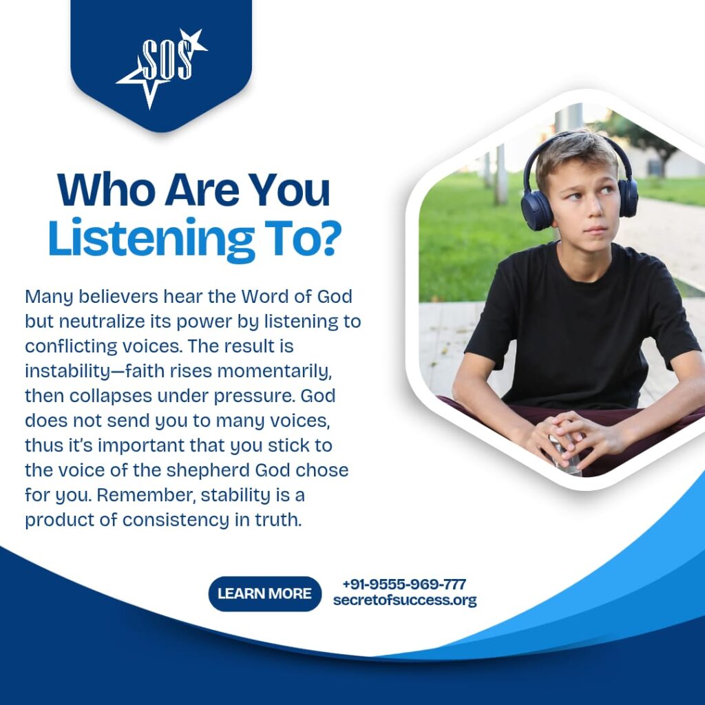 who are you listening to Luke 8:18 spiritual discernment
