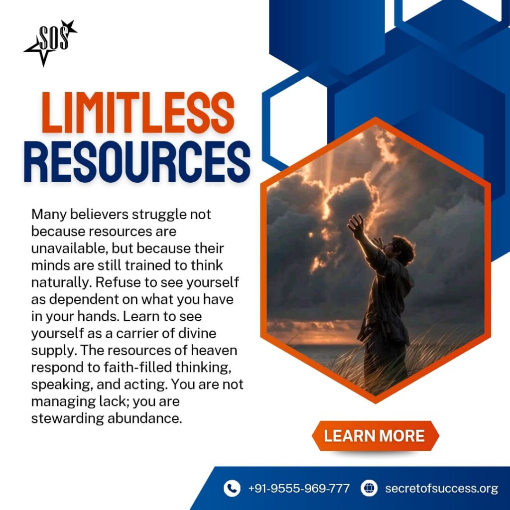 limitless resources in Christ divine supply 2 Corinthians 9:8