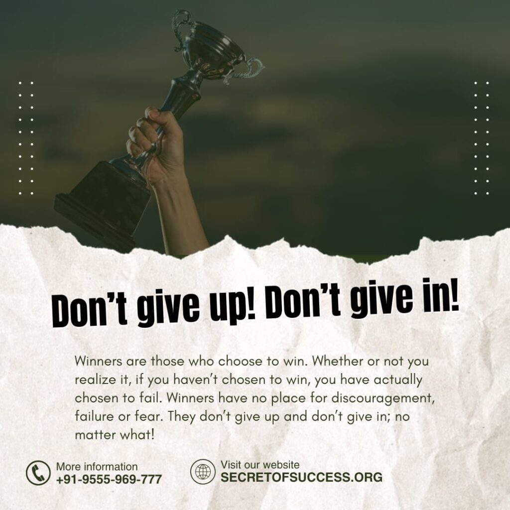 don’t give up don’t give in christian perseverance faith victory