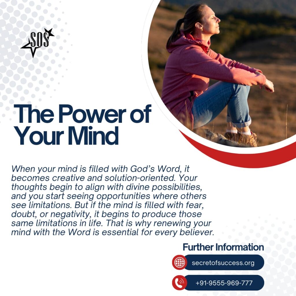 Christian devotional about renewing the mind and the power of thoughts based on Proverbs 23:7