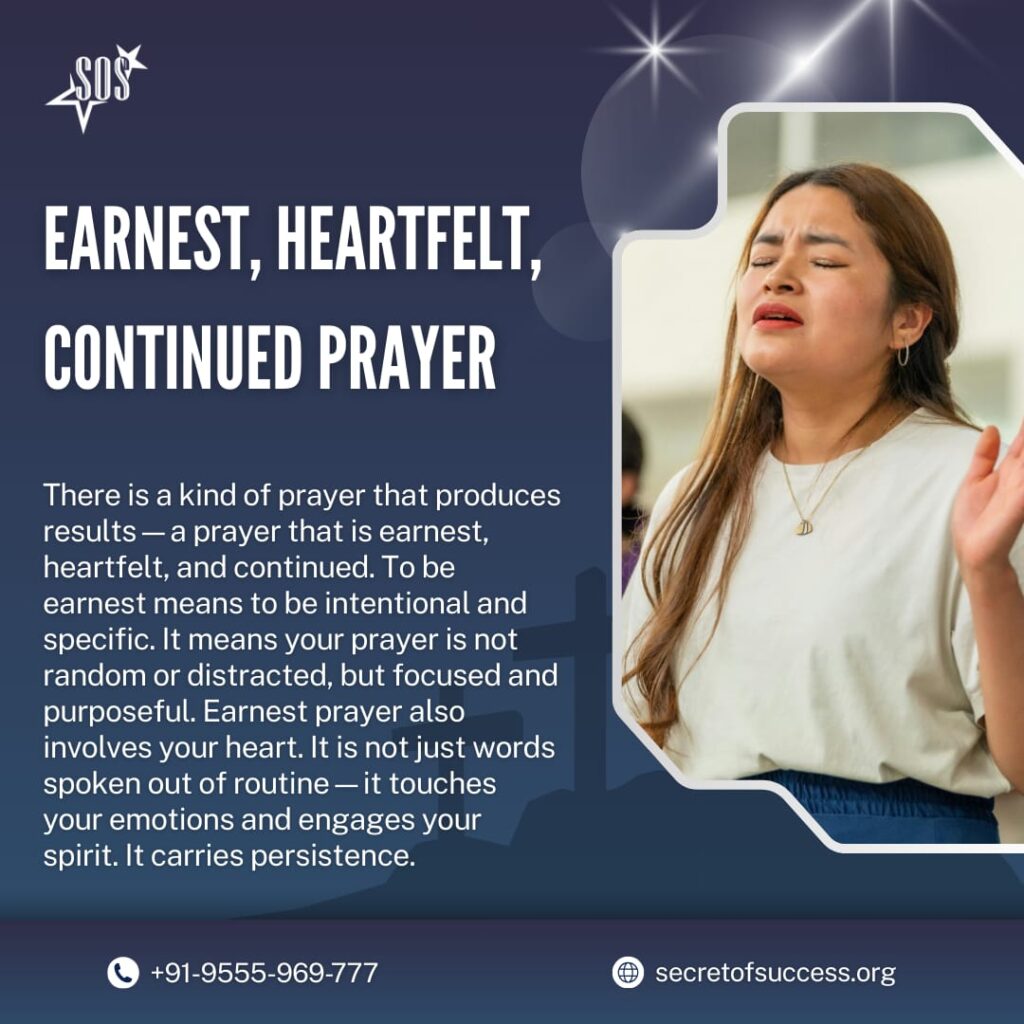 woman praying earnestly with closed eyes representing heartfelt and powerful christian prayer