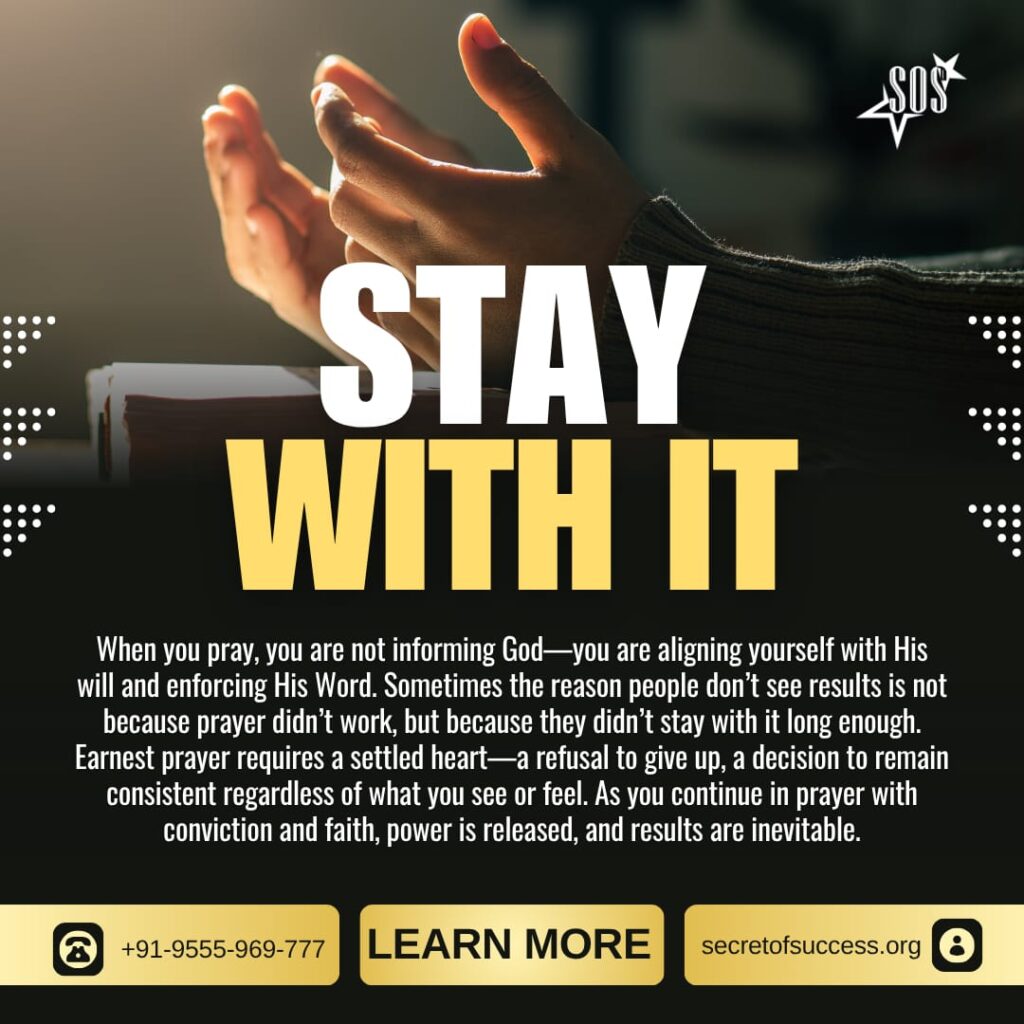 hands lifted in prayer showing persistence and consistency in christian prayer life