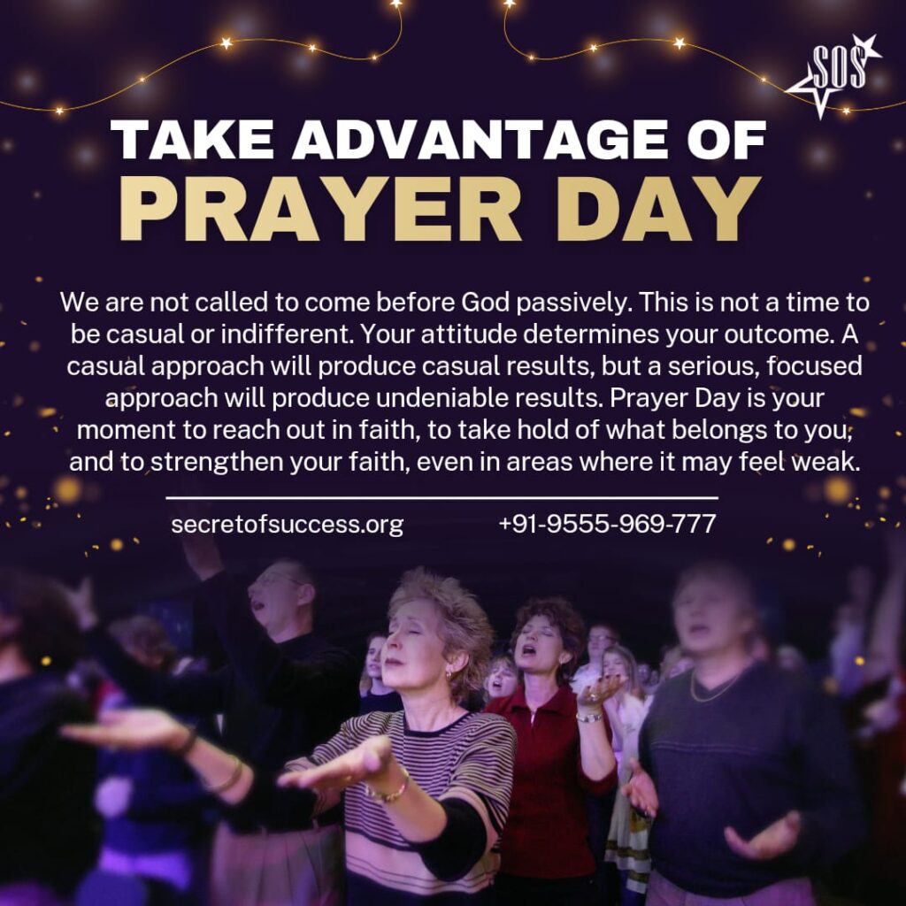 people worshiping and praying together in a church during a powerful prayer meeting