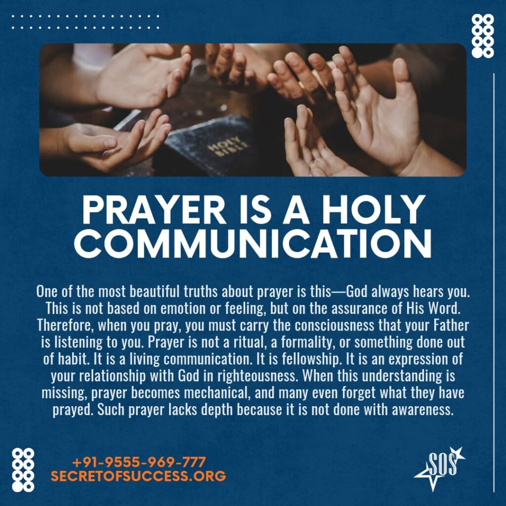 hands lifted in prayer showing communication with God and faith filled connection