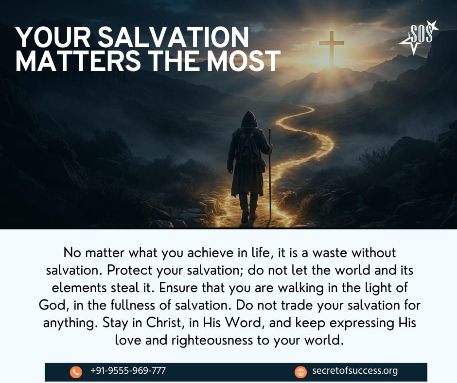 cross on hill symbolizing salvation and eternal life through jesus christ