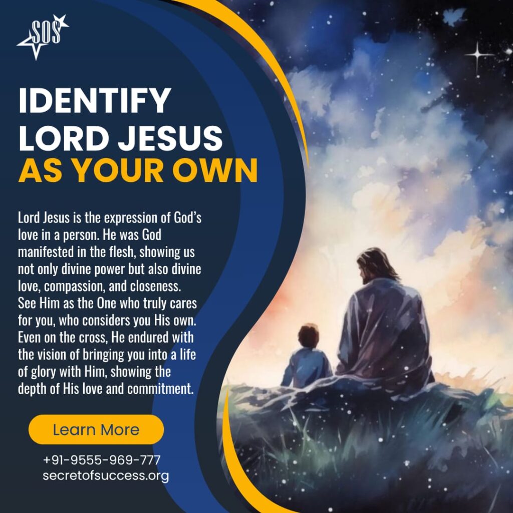 Jesus sitting with a child under the sky symbolizing personal relationship, love, and rest in Christ