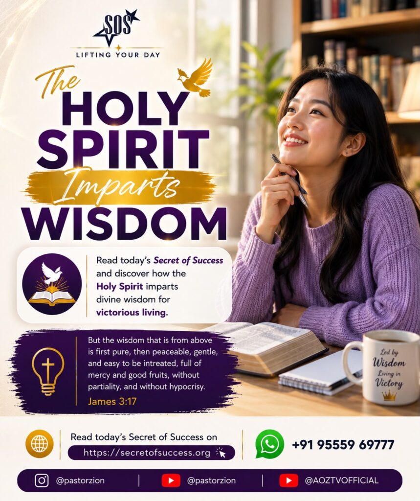 The Holy Spirit imparts wisdom for victorious Christian living