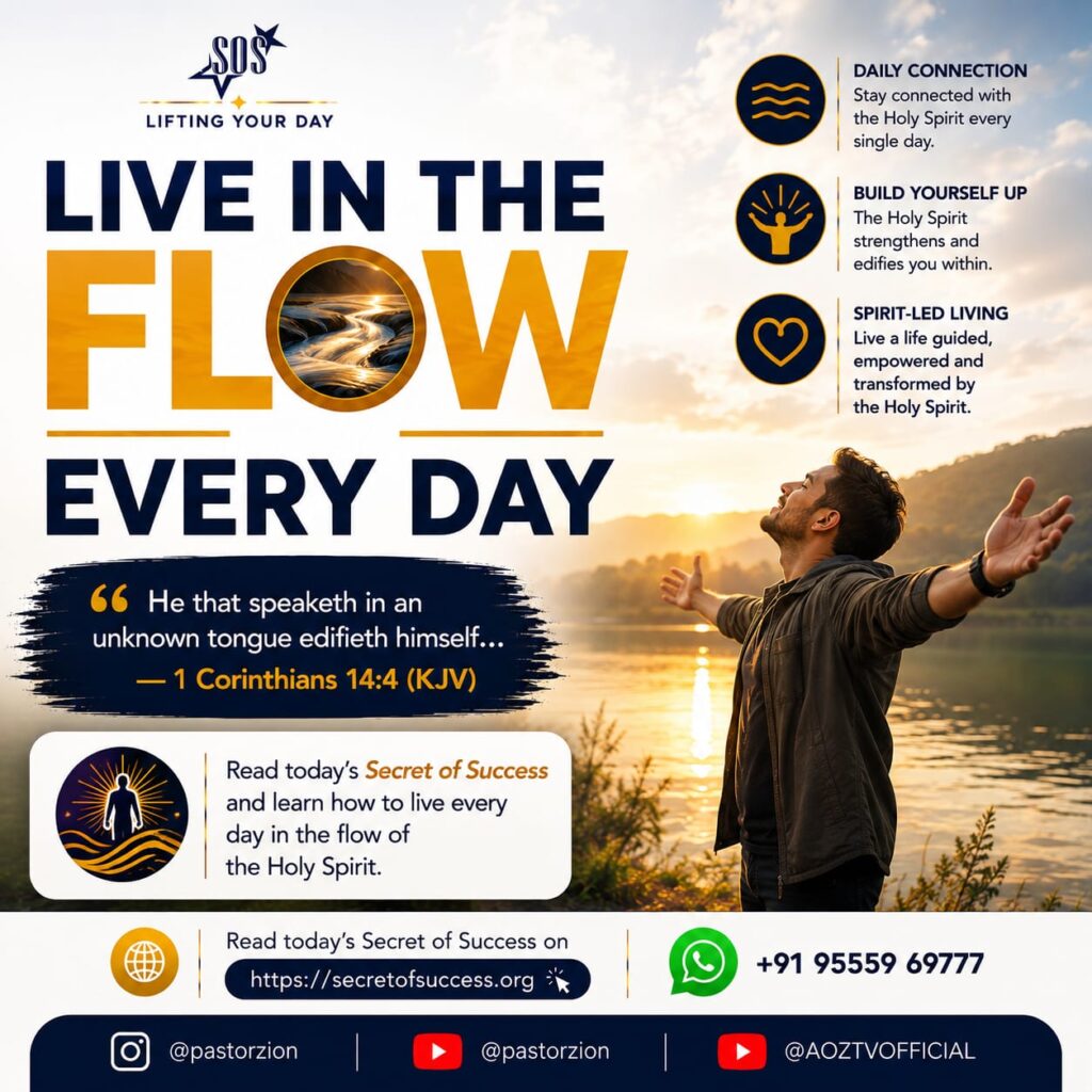 Live in the Flow Every Day Holy Spirit devotional