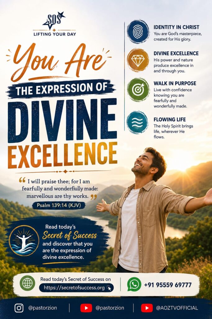 You Are the Expression of Divine Excellence – Psalm 139:14